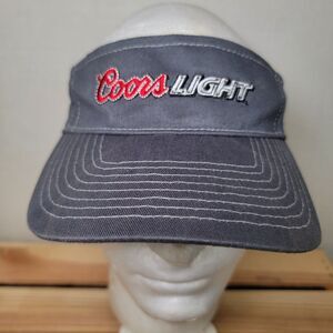Coors Light Grey Velcro Adjustable Visor